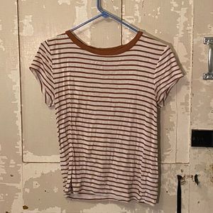 American Eagle Striped Tee Shirt